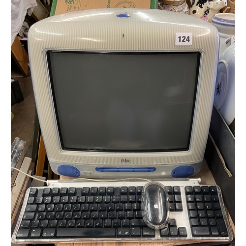 124 - IMAC WITH KEYBOARD AND MOUSE