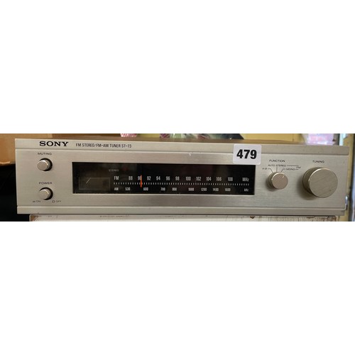 479 - VINTAGE SONY FM STEREO TUNER