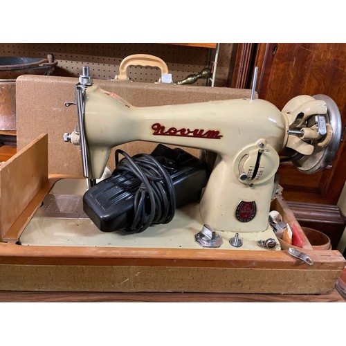 223 - CASED NOVUM SEWING MACHINE