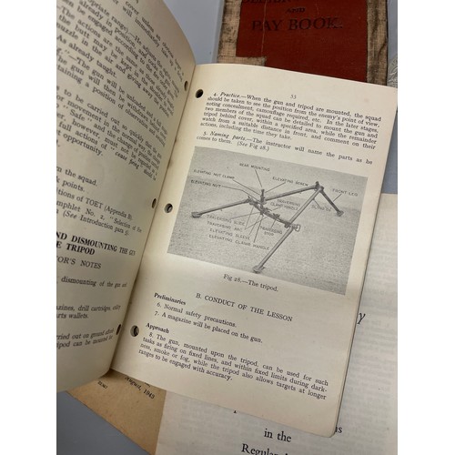 523 - OFFICIAL INFANTRY TRAINING PAMPHLET NUMBER 6, MAP READING HINTS, WWII MEDAL DUO FOR 263816 ME QUINEL... 