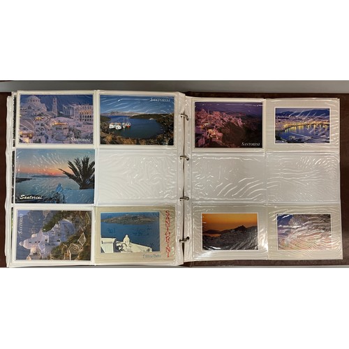 591 - BINDER OF PICTURE POSTCARD ALBUMS TOPOGRAPHICAL THE LAKES, AND OTHERS