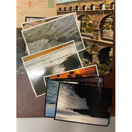 591 - BINDER OF PICTURE POSTCARD ALBUMS TOPOGRAPHICAL THE LAKES, AND OTHERS