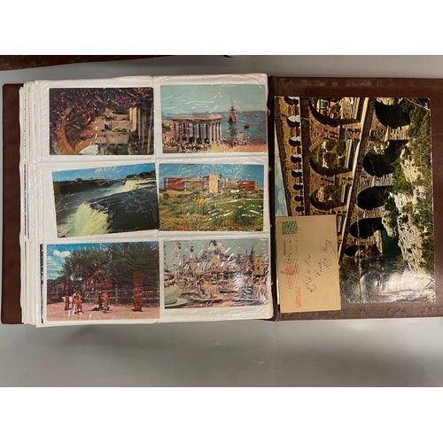 591 - BINDER OF PICTURE POSTCARD ALBUMS TOPOGRAPHICAL THE LAKES, AND OTHERS