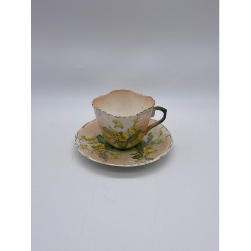 533 - CONTINENTAL STYLE BLUSH FLORAL CABARET TEASET