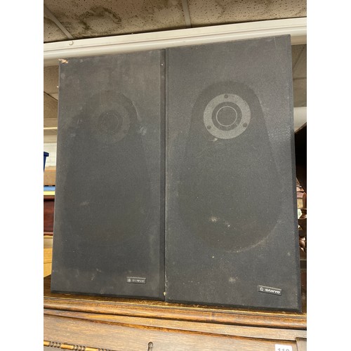 110A - PAIR OF SANYO SPEAKERS