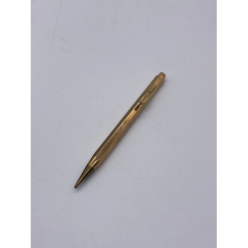 525 - CASED EVERSHARP 9CT GOLD PENCIL 23G OVERALL APPROX