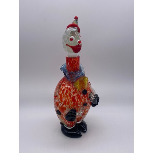 548 - MURANO GLASS CLOWN DECANTER