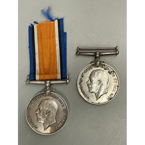 658 - 2 BRITISH WAR MEDALS 1914-1918 - M30839 D.E. EDWARDS WMN 2 R.N AND 1.2 3245 J.E RHODES A.B   R.N.V.R