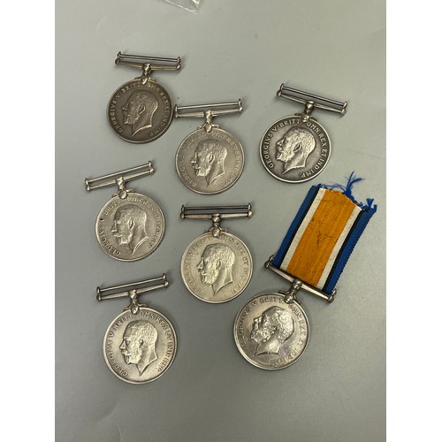 662 - 7X WWI MEDALS (SCOTTISH, WELSH, IRISH REGIMENTS)