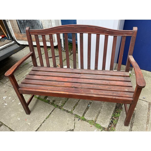 226 - SLATTED GARDEN BENCH