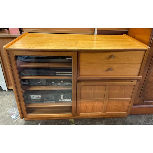 111 - TECHNICS SEPERATES HIFI SYSTEM IN TEAK MEDIA UNIT