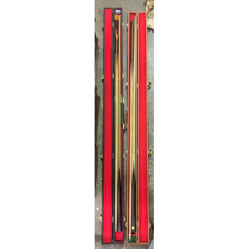 79 - CASED SNOOKER CUES
