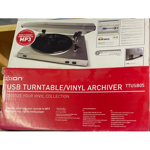 74 - ION USB TURN TABLE/VINYL ARCHIVER