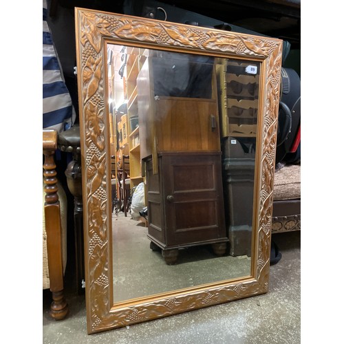 89 - DECORATIVE GILDED FRAMED MIRROR
