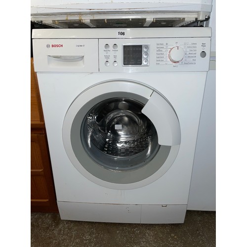 106 - BOSCH LOGIXX 8 WASHING MACHINE