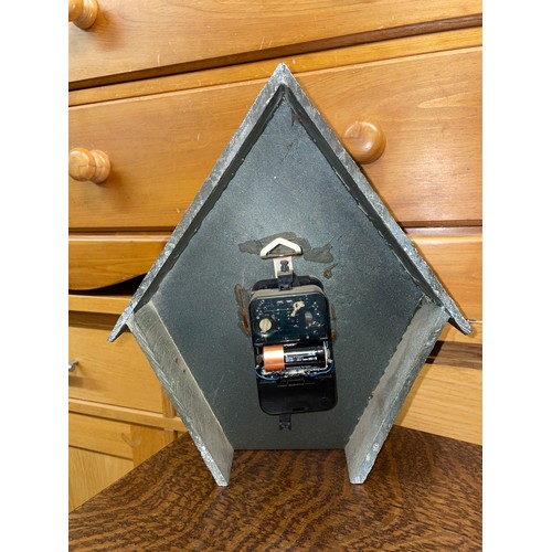 175 - SLATE MANTLE CLOCK