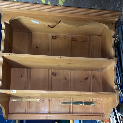 215 - PINE WALL MOUNTED SHELF