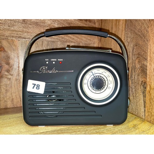 78 - RETRO RADIO