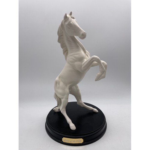 446 - ROYAL DOULTON SPIRIT OF THE WIND REARING STALLION FIGURE GROUP