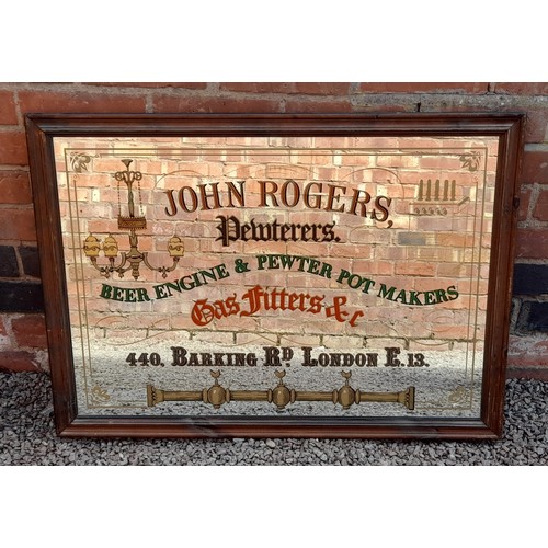 518 - JOHN ROGERS ADVERTISING MIRROR