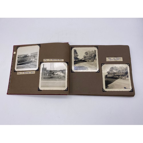 557 - ALBUM OF MARYLAND AND PENNSYLVANIA RAILROAD PHOTOGRAPHS AND SKETCHES BY DON.S.OWINGS