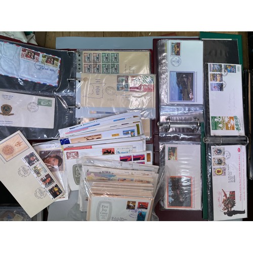 554 - THREE ALBUMS OF COMMONWEALTH FIRST DAY COVERS, AND AUSTRAILIAN FIRST DAY COVERS