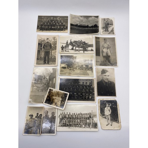 556 - INTERESTING ARCHIVE OF WW2 RAF PHOTOGRAPHER EPHEMERA INCLUDING AN ALBUM OF WEST AFRICA, SQUADRON AND... 