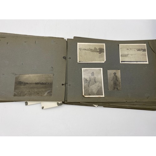 556 - INTERESTING ARCHIVE OF WW2 RAF PHOTOGRAPHER EPHEMERA INCLUDING AN ALBUM OF WEST AFRICA, SQUADRON AND... 