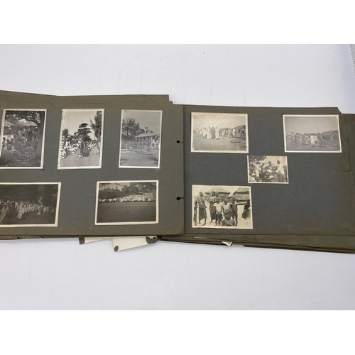 556 - INTERESTING ARCHIVE OF WW2 RAF PHOTOGRAPHER EPHEMERA INCLUDING AN ALBUM OF WEST AFRICA, SQUADRON AND... 