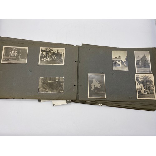 556 - INTERESTING ARCHIVE OF WW2 RAF PHOTOGRAPHER EPHEMERA INCLUDING AN ALBUM OF WEST AFRICA, SQUADRON AND... 