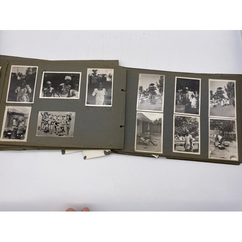 556 - INTERESTING ARCHIVE OF WW2 RAF PHOTOGRAPHER EPHEMERA INCLUDING AN ALBUM OF WEST AFRICA, SQUADRON AND... 