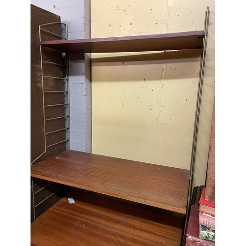 219 - 1960S TEAK MODULAR SHELVING UNIT