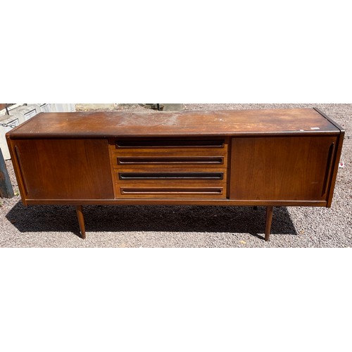 94 - 1960S/70S TEAK LONG SIDEBOARD BY JOHANNES ANDERSEN