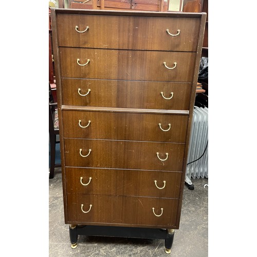 70 - GPLAN SEVEN DRAWER NARROW CHEST