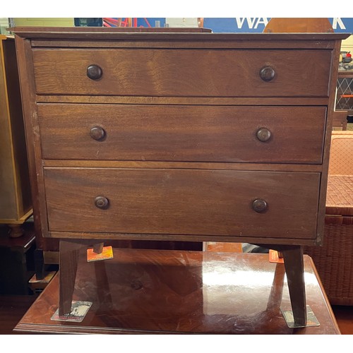 84 - 1950S/60S THREE DRAWER CHEST