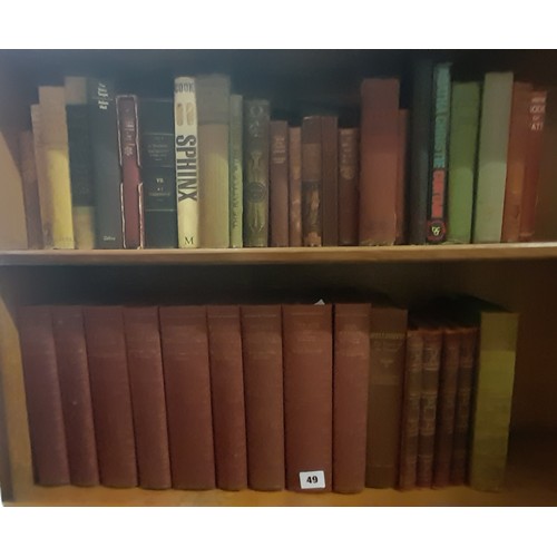 49 - SELECTION OF HARDBACK BOOKS AND NOVELS
