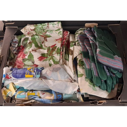 388 - TWO CARTONS - ASSORTED FABRIC SAMPLES