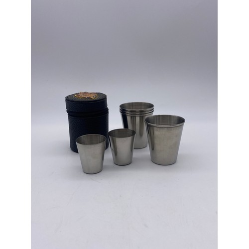 450 - CCCP GRADUATED SHOT BEAKERS IN CASE