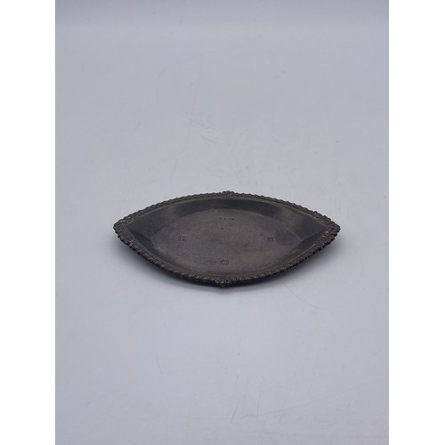 451 - SILVER NAVETTE PIN DISH 1 OZT APPROX