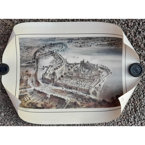 378 - BOX OF ROLLED POSTERS