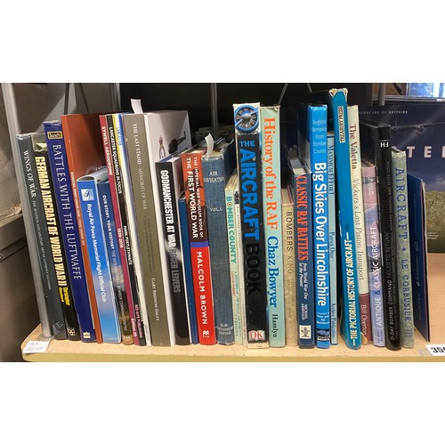 359 - SELECTION OF HARDBACK BOOKS ON MILITARY AIRCRAFT AND AVIATION