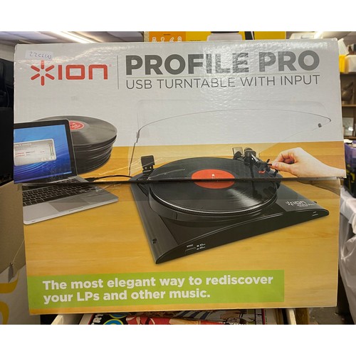 354 - ION USB TURN TABLE WITH INPUT