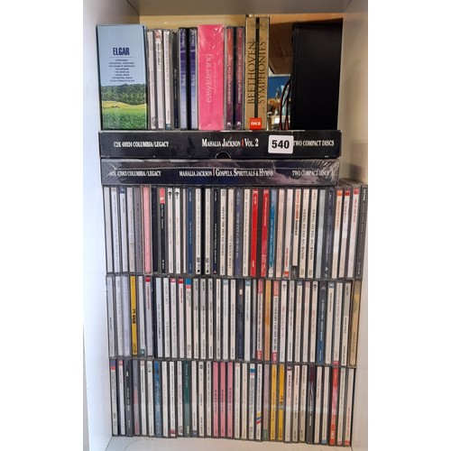 540 - PIGEON HOLE OF CDS AND BOX SETS