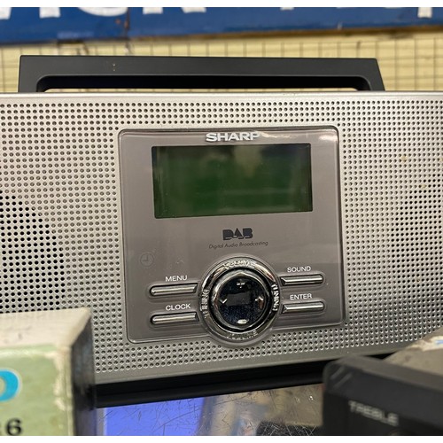 155 - STANDARD TRANSISTOR RADIO AND A SHARP DAB STEREO RADIO