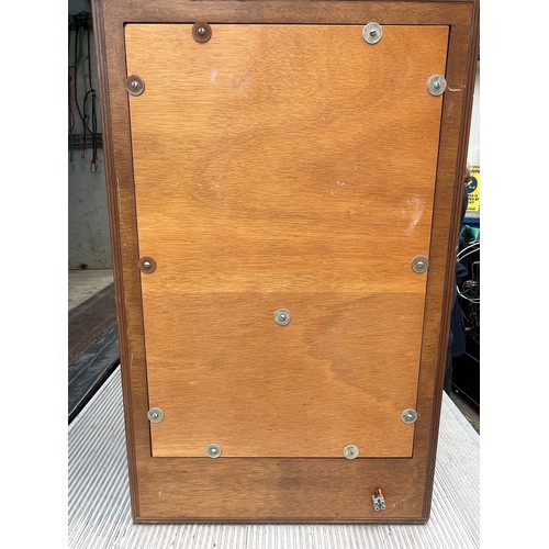 20 - PAIR OF VINTAGE WALNUT CASED LOCKWOOD SPEAKERS