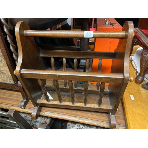 69 - BEECH MAGAZINE RACK