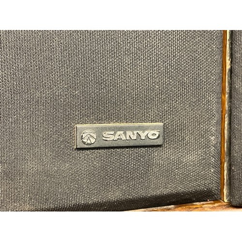 26 - PAIR OF SANYO SPEAKERS