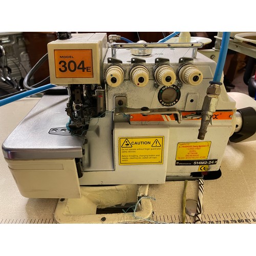 280 - EFKA VARIO STOP MODEL 304E INDUSTRIAL OVER LOCKING MACHINE