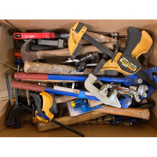 275 - CARTON - CLAW HAMMERS AND OTHERS, QUICK GRIP AND VICE