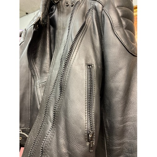 33 - JT LEATHERS TWO PIECE MOTORCYCLE SUIT